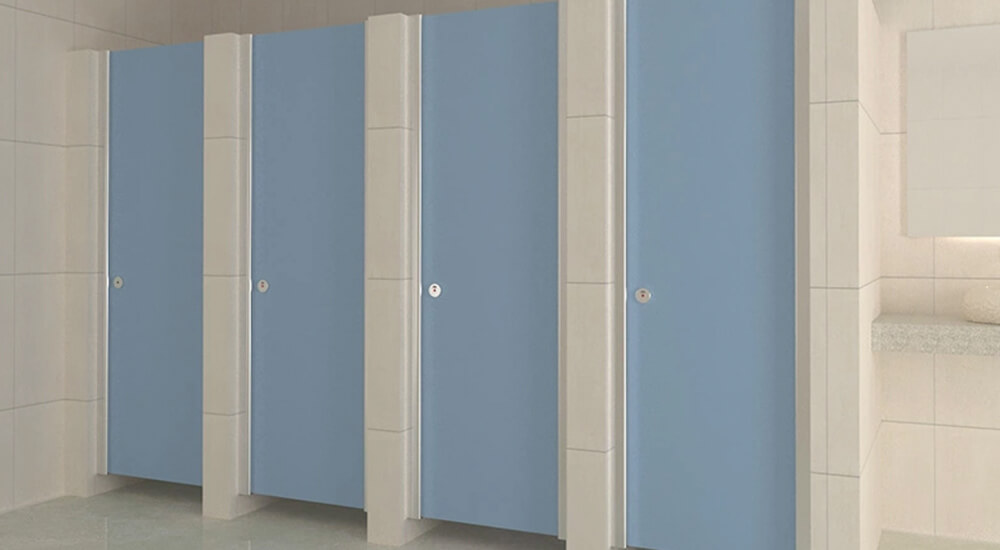 HPL Toilet Doors supplier in UAE